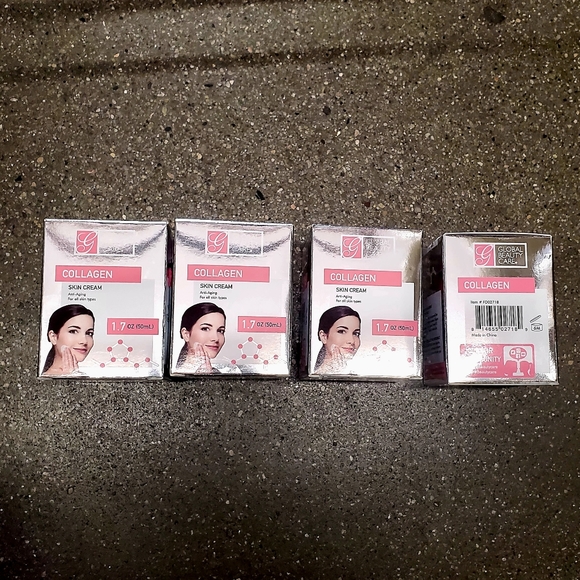 Global Beauty Care Premium Collagen Skin Cream Anti Aging Moisture Rich 1.7 oz. - Picture 1 of 9